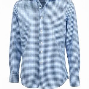 Tommy Hilfiger Light Blue Gingham Men's Shirt